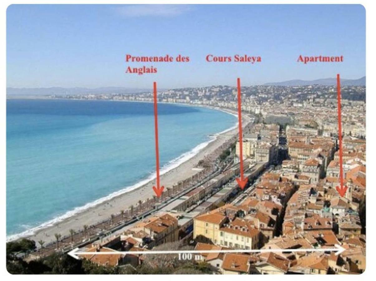 In The Heart Of Old Nice - 2Min. From Cours Saleya And Promenade Des Anglais Leilighet Eksteriør bilde